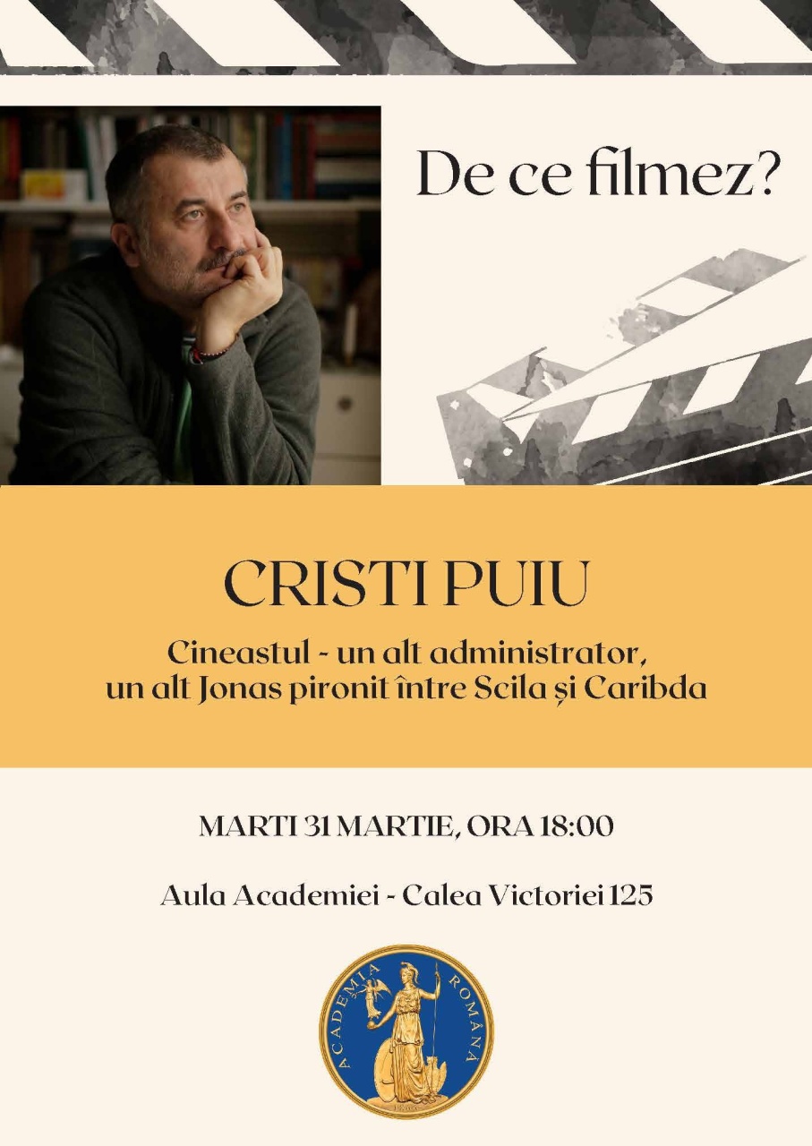 Cristi Puiu - conference at the Romanian Academy